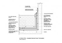 Insulated Internal Corner Termination